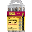 5 Pc. Masonry Drill Set