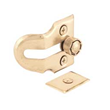 Single/Double Hung Wood Window Vent Lock Brass Finish 2 Pack