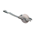 Spring Tension Roller Assembly, 1/4" x 1", Plastic, Concave