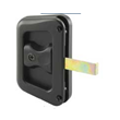 Sliding Patio Screen Door Latch And Pull - Black Plastic