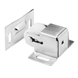 Cabinet/Closet Door Roller Catch, Satin Nickel