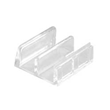 Tub Enclosure Shower Door Bottom 1-1/2" Guide For 7/16" Door Rails