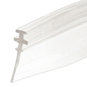 Clear Vinyl 3/4" Wide Shower Door Sweep Seal - 36"