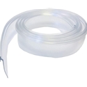 Clear Vinyl T Slot 1" Wide Shower Door Sweep Seal