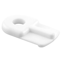Screen Clips, Flush, W/Screws, White Nylon