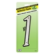 4˝ Reflective Plastic House Numbers