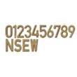 4˝ Solid Brass Letters