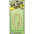 3˝ Simulated Gold Die Cast Aluminum Address Numbers