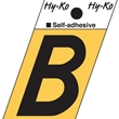 11⁄2˝ Press-On Gold Aluminum Numbers, Letters and Symbols