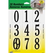 2 3/8˝ Molded, Self-Adhesive Packaged Numbers