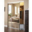 Pacifica Brushed Nickel Finish Mirror Closet Doors