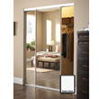 Pacifica Satin Clear Finish Mirror Closet Doors