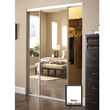 Pacifica White Finish Mirror Closet Doors
