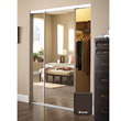 Pacifica Bronze Finish Mirror Closet Door