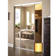 Pacifica Bright Gold Finish Mirror Closet Door