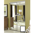 Savoy Gloss White Finish Mirror Closet Door