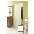 Aspen Gloss White Finish Mirror Closet Door