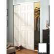 Colonial Silver Nickel Finish Closet Door
