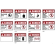 10˝ x 14˝ Heavy-Duty Polyethylene OSHA Signs