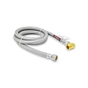 3/8" COMP  Dishwasher Water Supply Line With  Elbow Braided  Stainless Steel