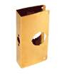 Door Protection - 9" Polished Brass Single Door Reinforcer