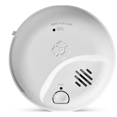 Smoke Alarm AC/DC Ion Carb Monox
