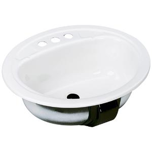 Porcelain Steel Lavatory Sink
