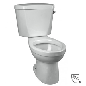 Round Front Toilet 1.28 GPF - 12" Rough In-Two Piece  Ultra Low Flush Winfield