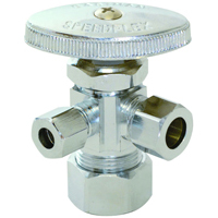 Angle Stop Valve Multi- Turn Dual outlet