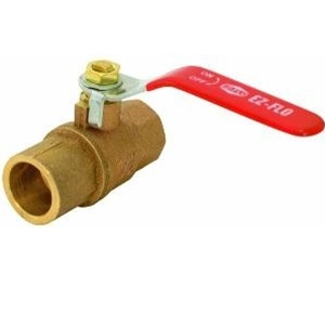 1/4 Turn Brass Ball Valve 200 PSI, Female C x C  Lead Free