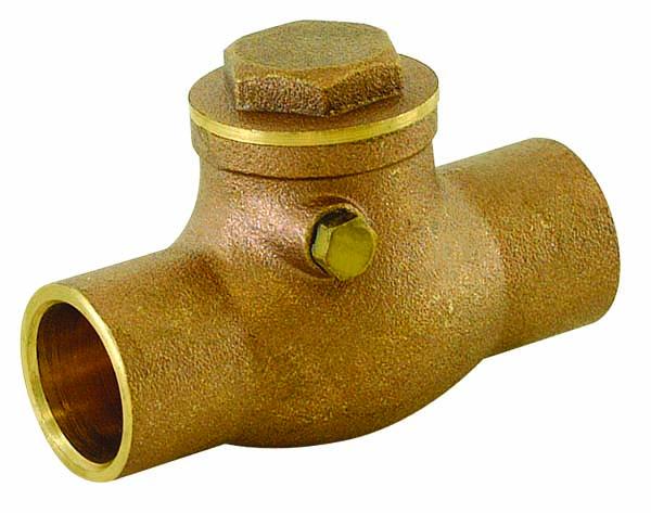 Brass Swing Check Valves Solder Working Pressure  C  x C Lead Free