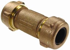 Brass Compression Coupling 5" Length ( Gee Coupling) IPS Size/CxC Size