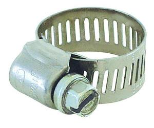 Stainless Steel Clamp 1/2" Wide Band Geared Worm Drive