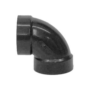ABS Vent Elbow Hub x Hub