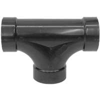 ABS Two Way Clean-out Tee Hub x Hub x Hub