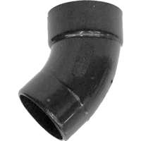 ABS Street Elbow 22 1/2 Degree Hub x Spigot