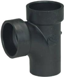 ABS Sanitary Street Tee Hub x Hub x Spigot
