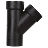 ABS Wye Street 45 Degree Hub x Hub x Spigot