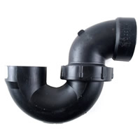 ABS "P" Trap - With Union