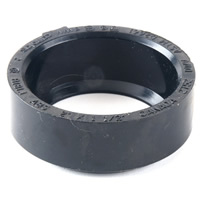 ABS DWV Flush Bushing Spigot x Hub