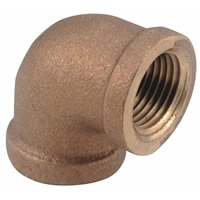 Brass Elbow Banded 90 Degree