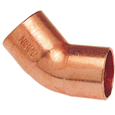 Copper Elbow 45 Degree Copper x Copper