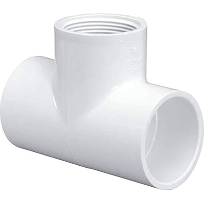 PVC Reducing Tee Slip x Slip x Female Pipe Thread