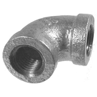 Galvanized 90 Degree Banded Elbow