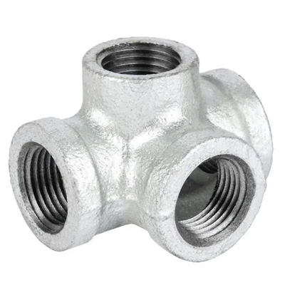 Galvanized Tee Side Outlet Banded