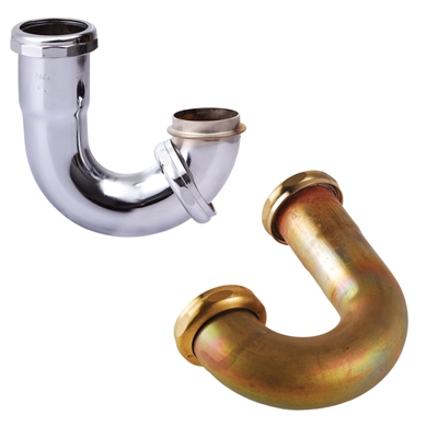 Brass Tubular J Bend L.A. Code  17 Gauge