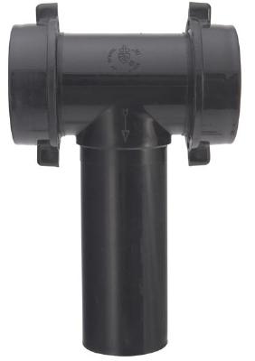Plastic Tubular Center Outlet Tee and Tailpiece