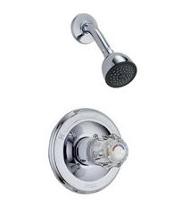 Delta Monitor Acrylic Handle Shower Set
