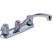 Delta Double Blade Handle Kitchen Faucet