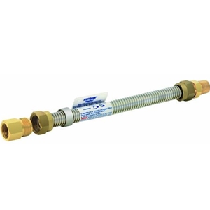 3/8" Gas Heater Connector Stainless Steel